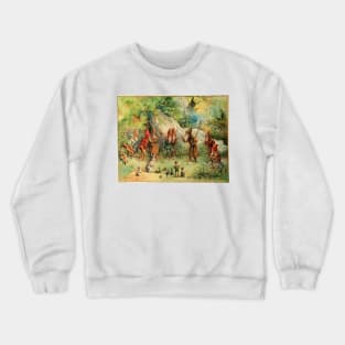 Secret Meeting of Gnomes and Fairies Crewneck Sweatshirt